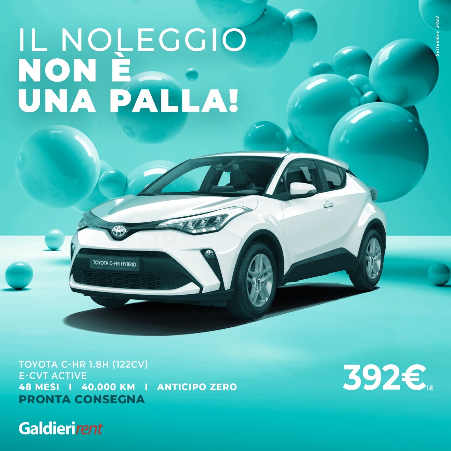 TOYOTA C-HR 1.8H (122CV) E-CVT Active - FW/KT