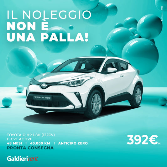 TOYOTA C-HR 1.8H (122CV) E-CVT Active - FW/KT